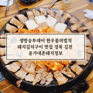 돼지김치구이 맛집