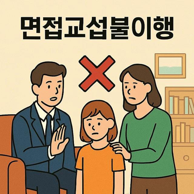 양육, 면접교섭불이행