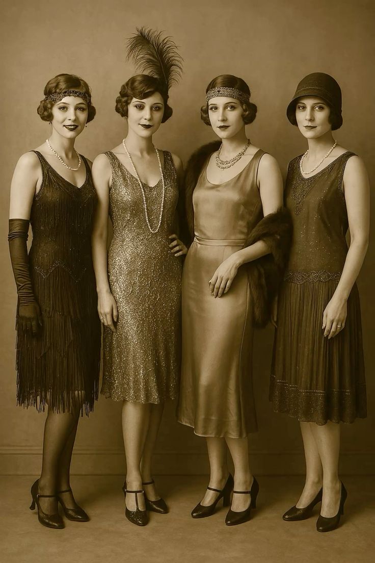 플래퍼 룩의 스타일