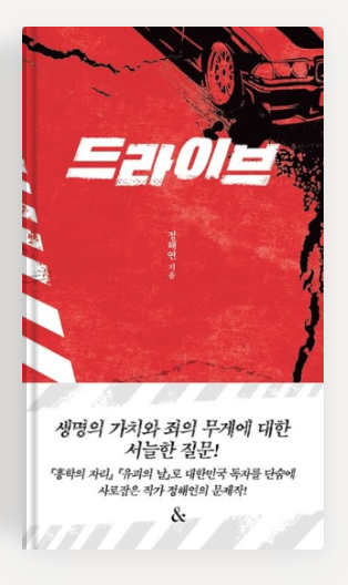 정해연작가의 '드라이브' 책표지.