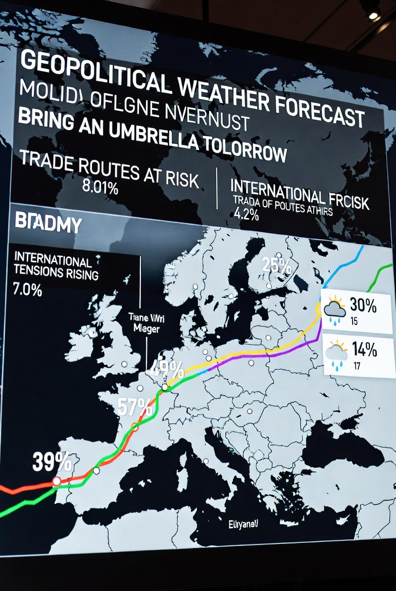 지정학적 날씨 예보 그림