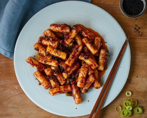 한국의 떡 종류 기름떡볶이