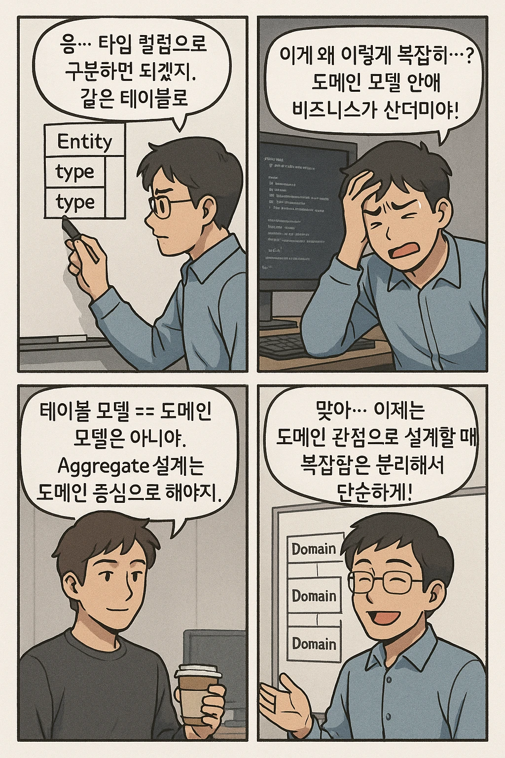 gpt로 만든 한 컷 만화