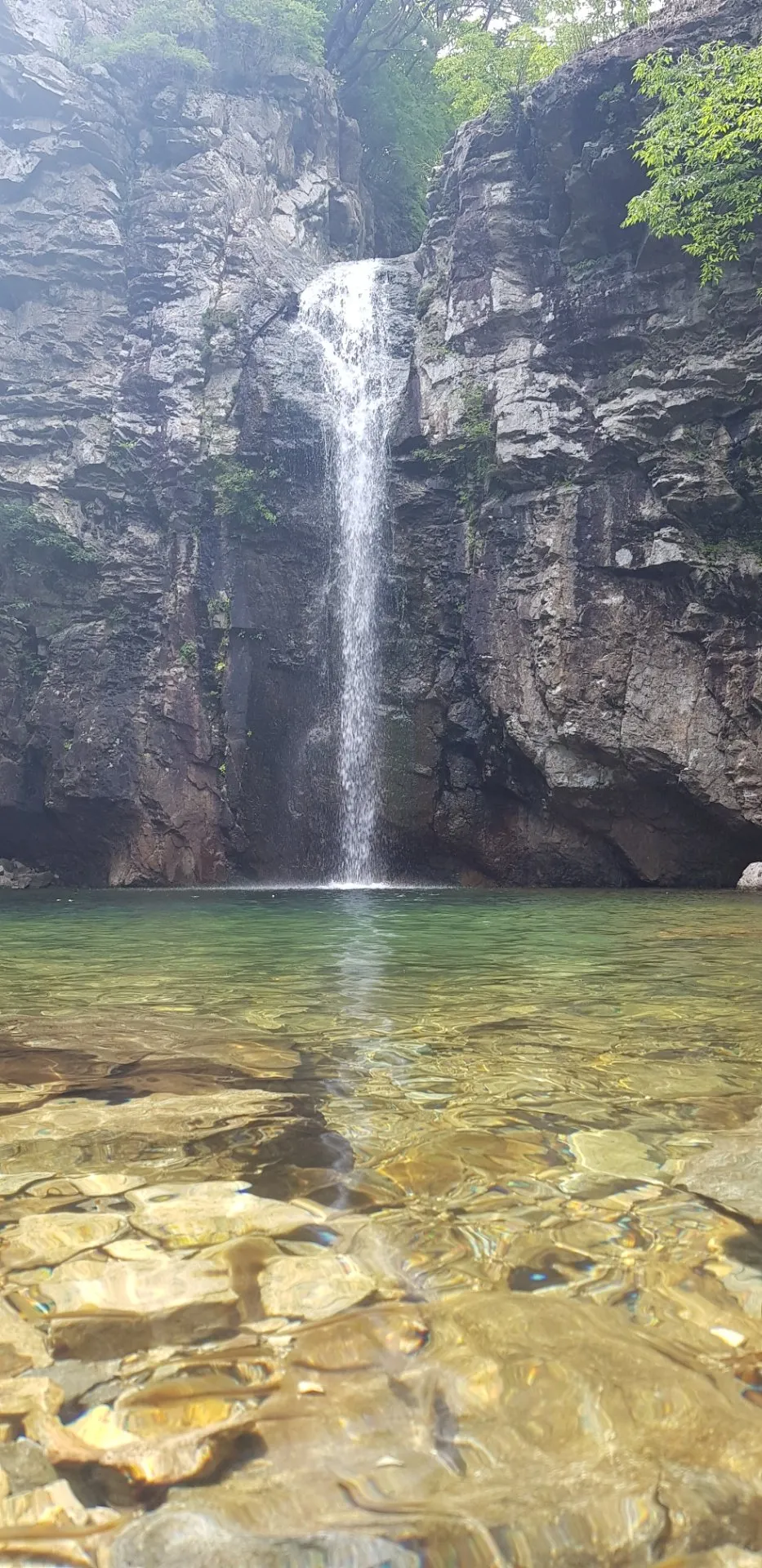 울산 신불산 파래소폭포