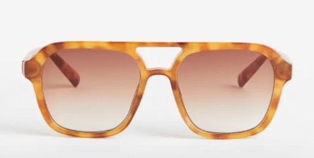 여성 선글라스 추천 - H&amp;M Orange/Patterned Sunglasses