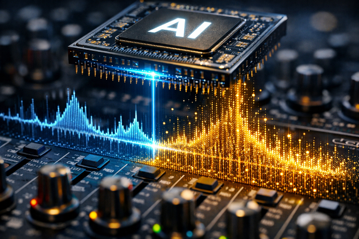 배속 재생 시 손실되는 저음역대를 복원하는 AI 사운드 보정 기술.