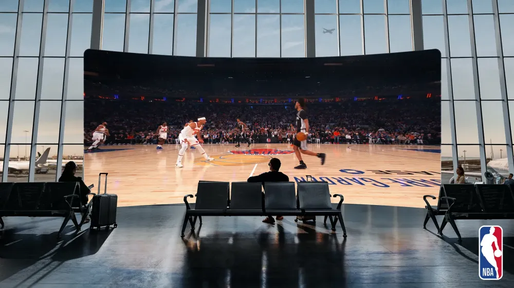 미국에 첫선을 보이는 것 답게 NBA 등의 스포츠 콘텐츠도 강조하고 있고요.