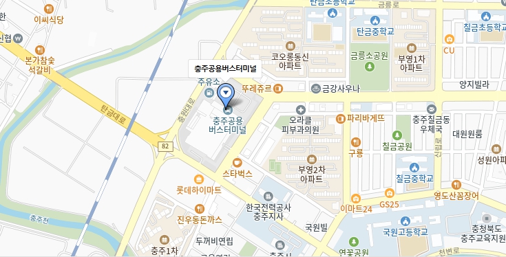 충주시외버스터미널버스시간표 및 충주공용버스터미널시간표