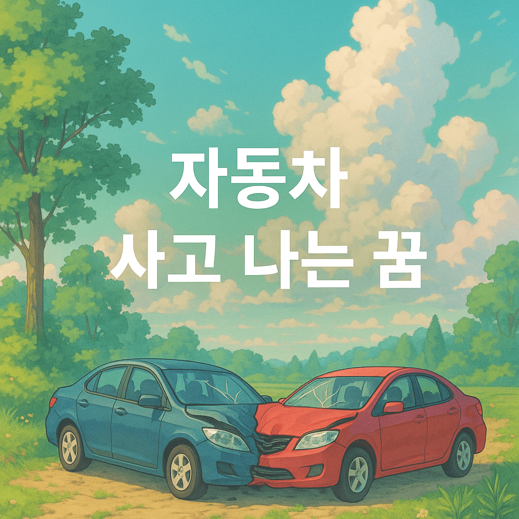 자동차 사고 나는 꿈 해몽