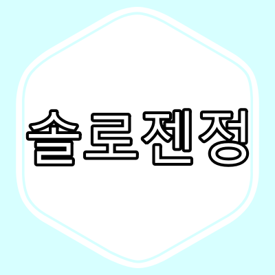 솔로젠정 주요 효능과 용도