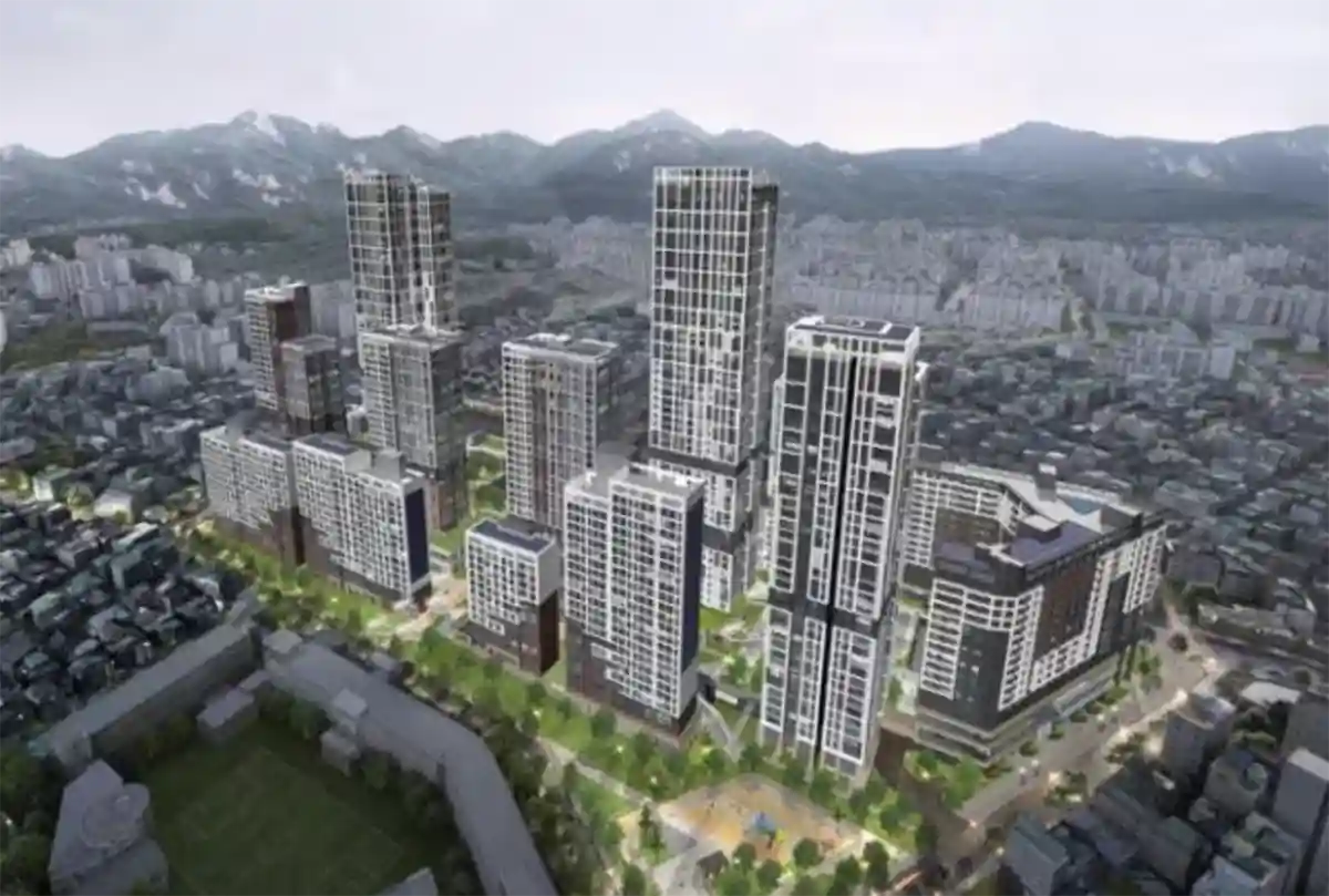 쌍문역서측-도심공공복합사업-1404세대-아파트-조감도