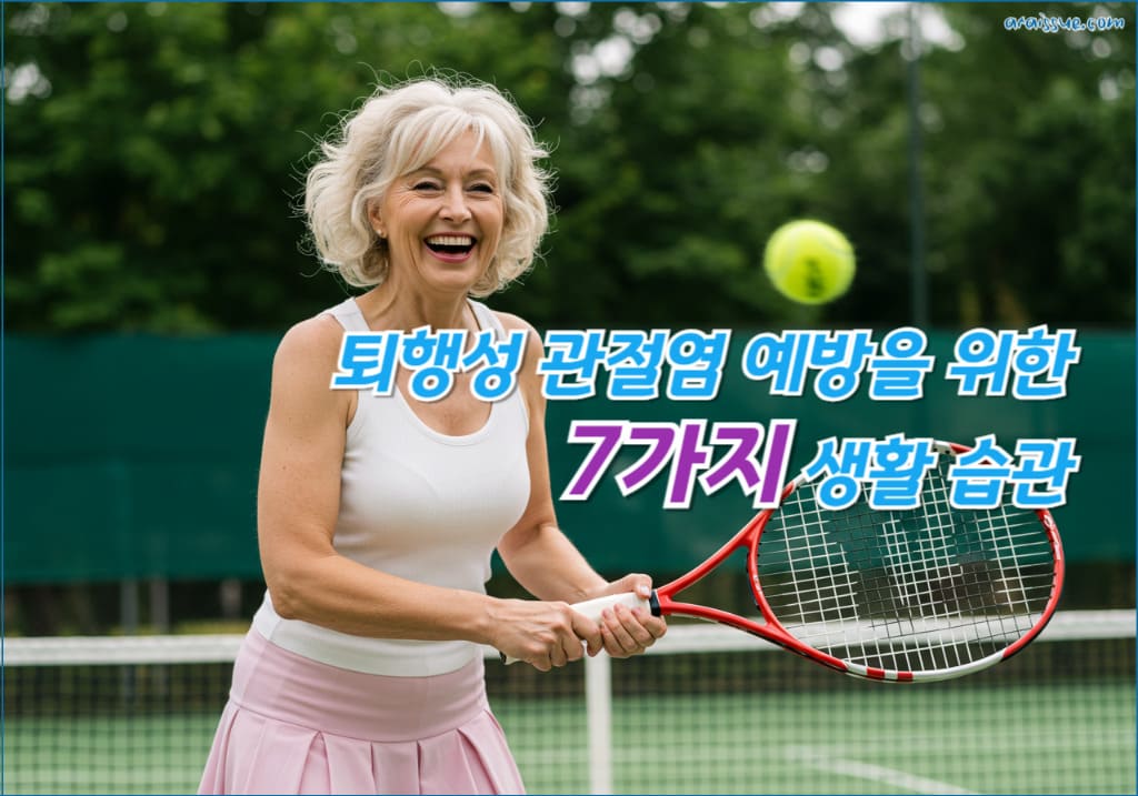 퇴행성 관절염 예방을 위한 7가지 생활 습관