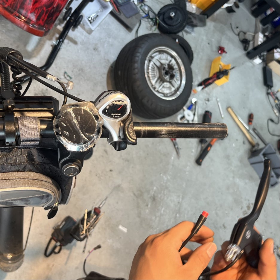 수원 전기자전거 수리 AS: 타이탄700-브레이크 안 잡힘, TITAN 레버 교체, 경기 화성 동탄 오산 용인 광교 안양 안산 군포 분당