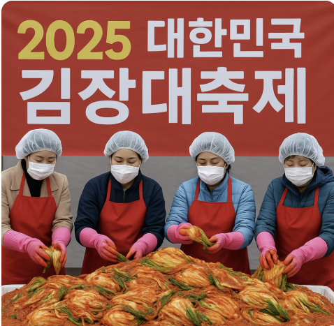 2025 대한민국 김장대축제 일정&middot;장소&middot;체험 프로그램 안내 (양재 aT센터) 관련 사진