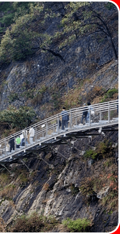 원주 소금산 출렁다리 등산코스, 소요시간