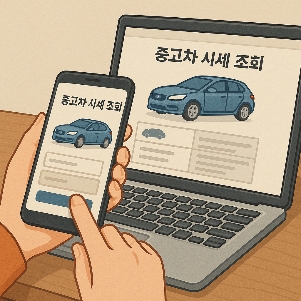 중고차 시세 조회 관련 사진