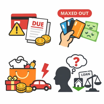 신용점수 갑자기 하락하는 주요 원인 설명10