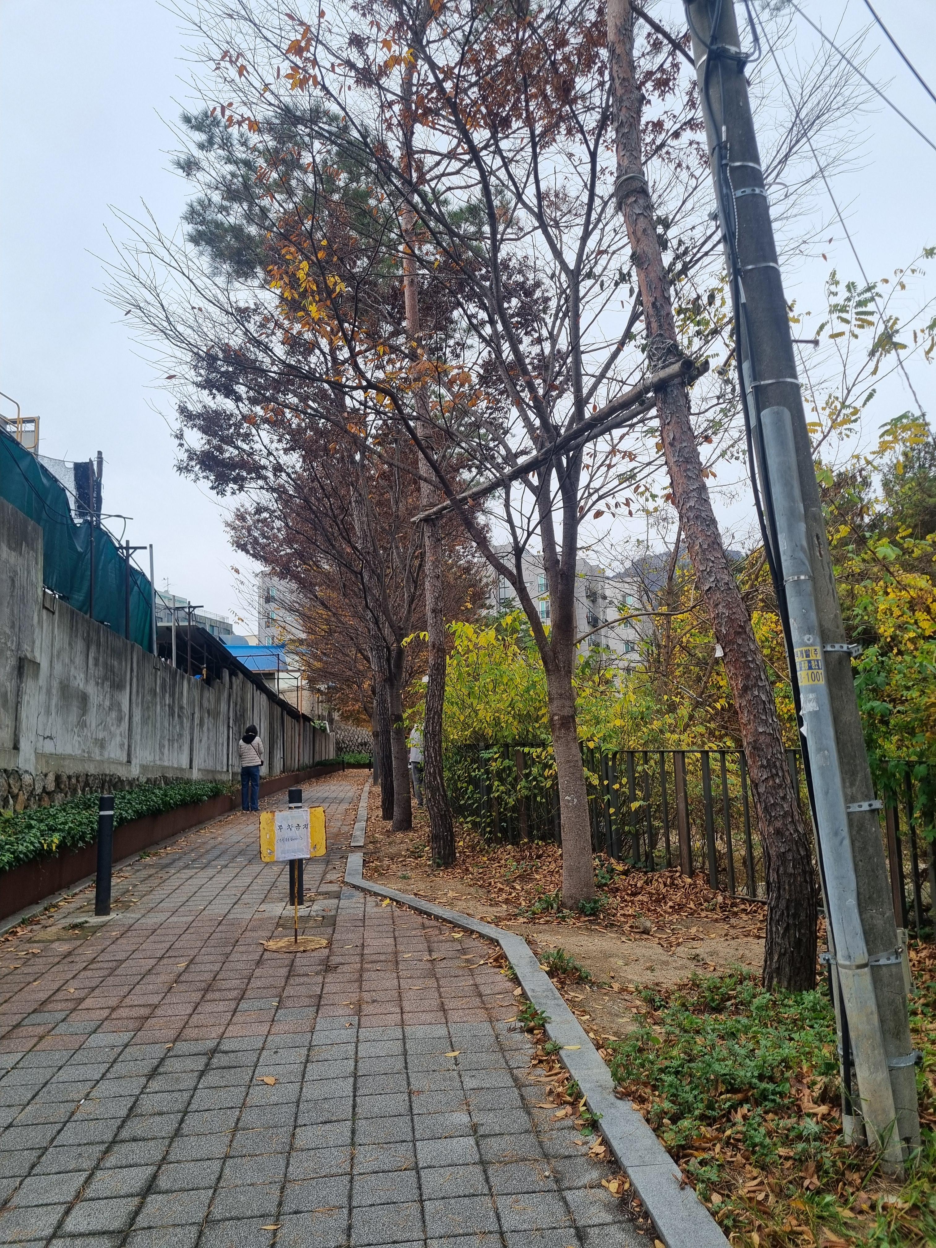 우이동 북한산둘레길 초입
