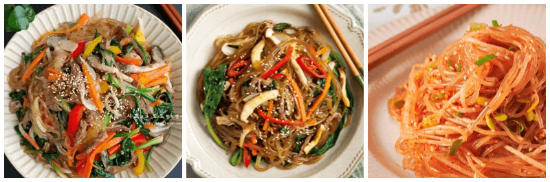 잡채, 콩나물 잡채 사진