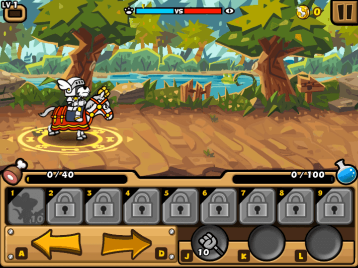 팔라독-플래시게임-시작-화면