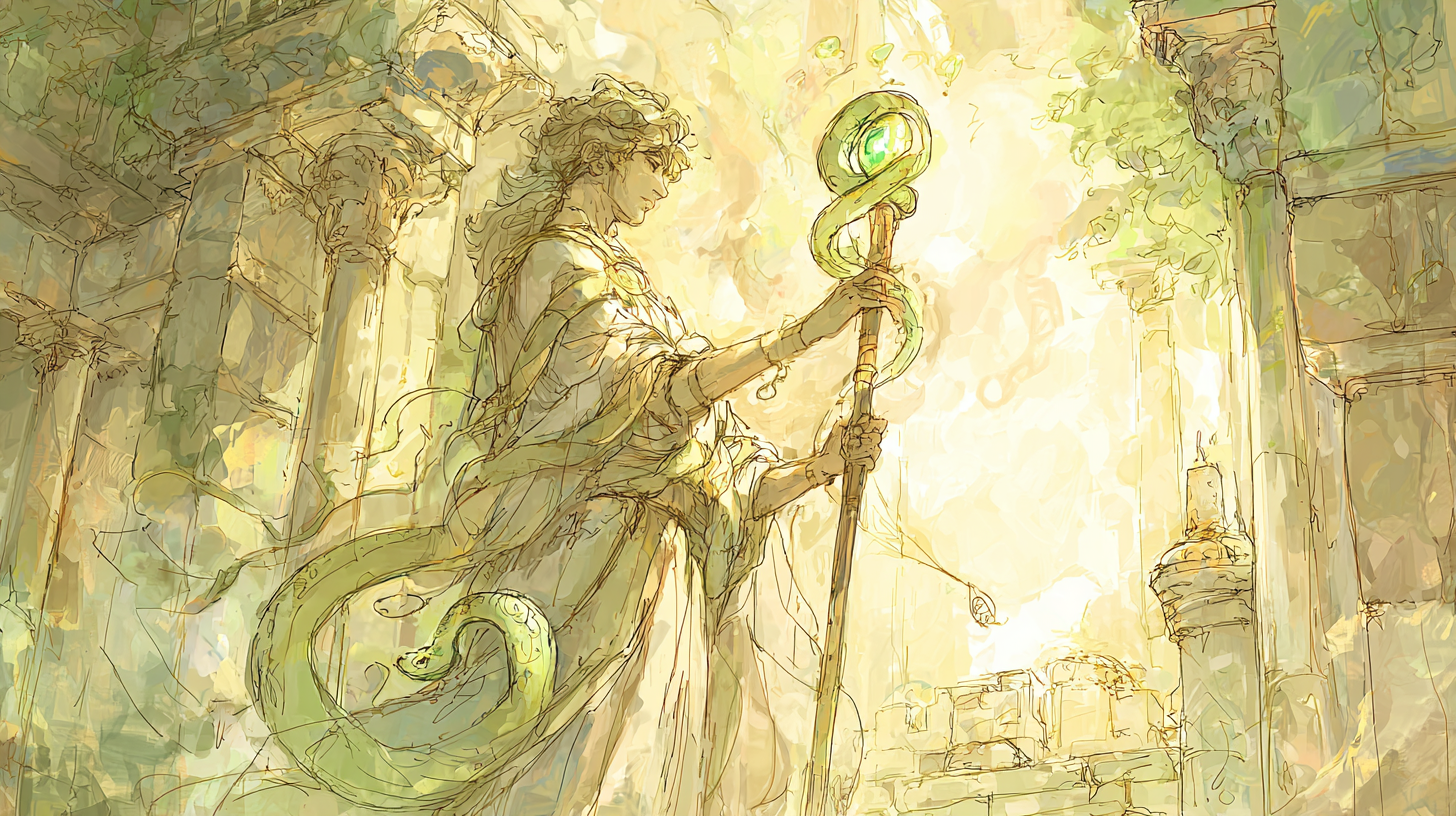 페리도트: 아스클레피오스의 치유부터 회복까지, 희망까지 - 의술의 신이 처방한 올리브색 생명의 묘약