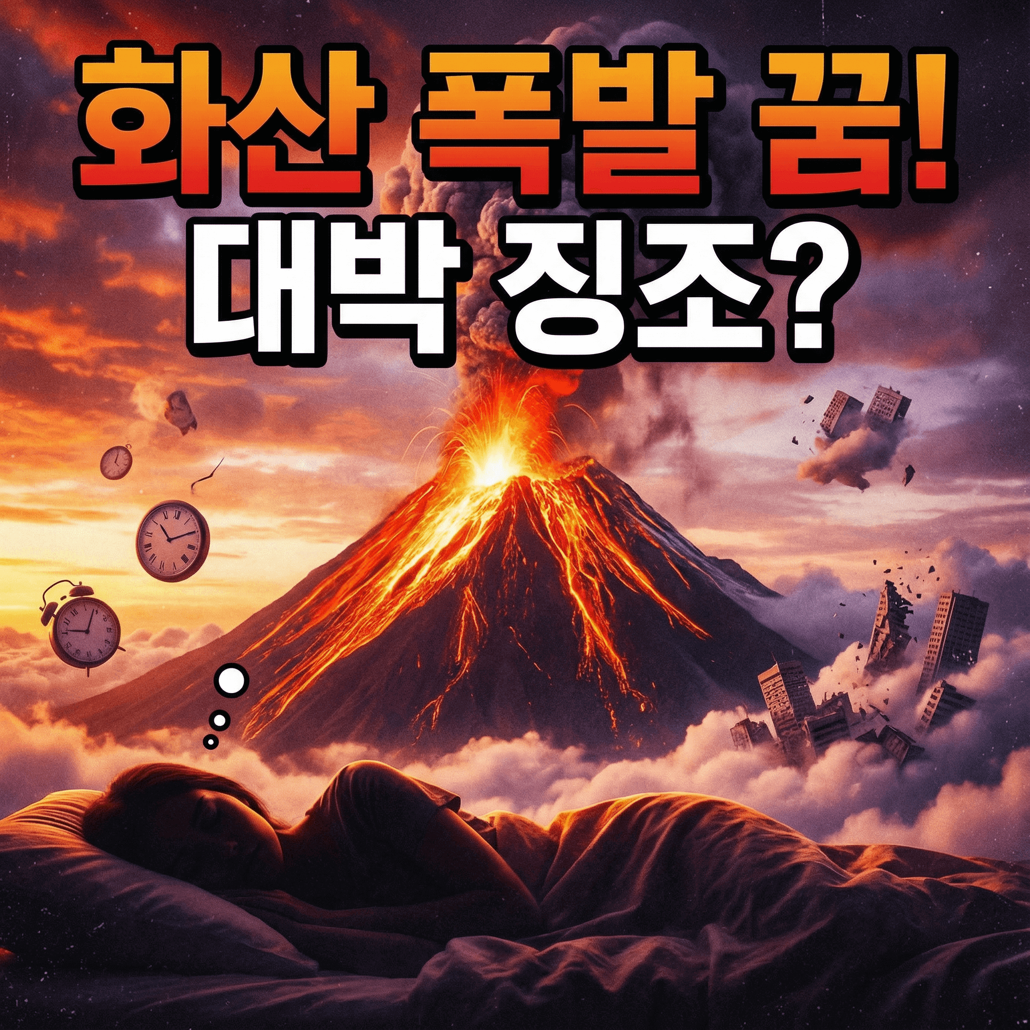 화산 폭발 꿈 썸네일