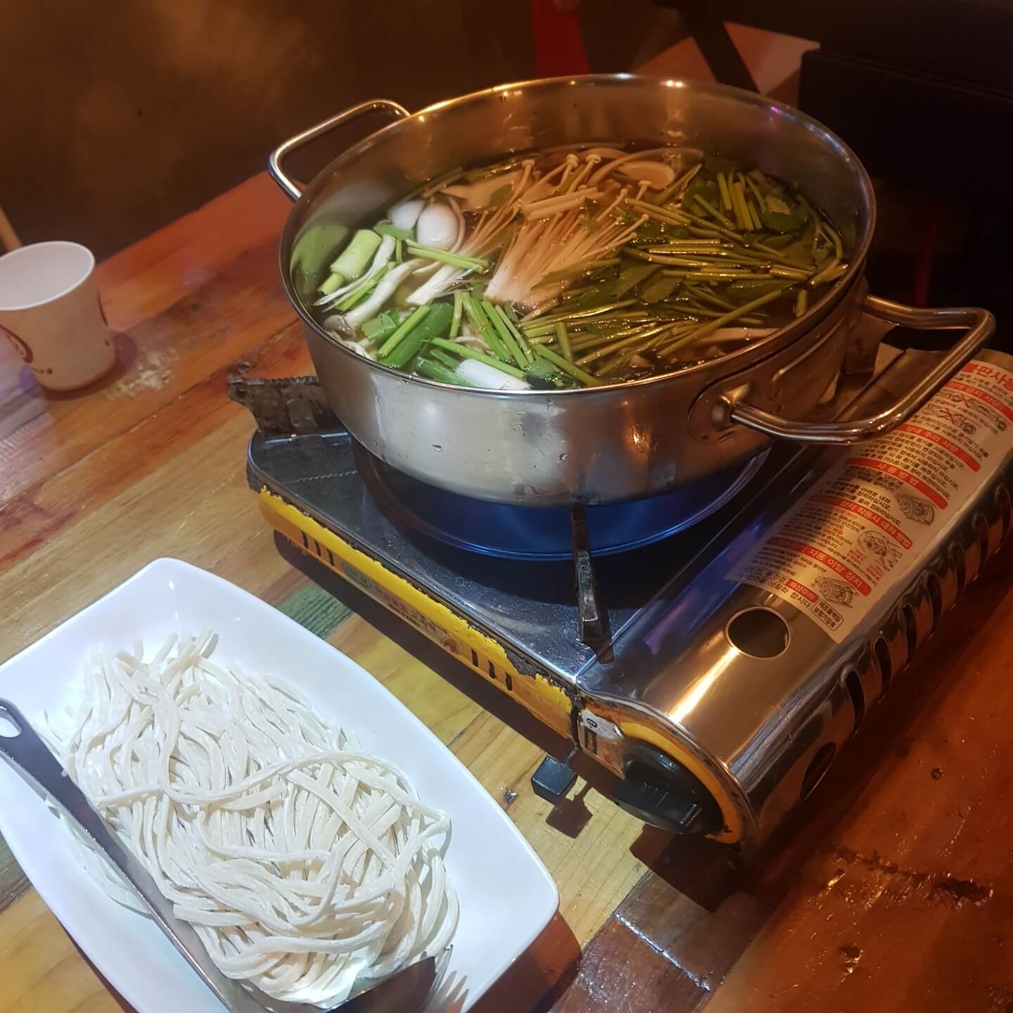 강동구 천호역 맛집 더식당 리뷰 가성비 쭈꾸미 피자 칼국수 맛집