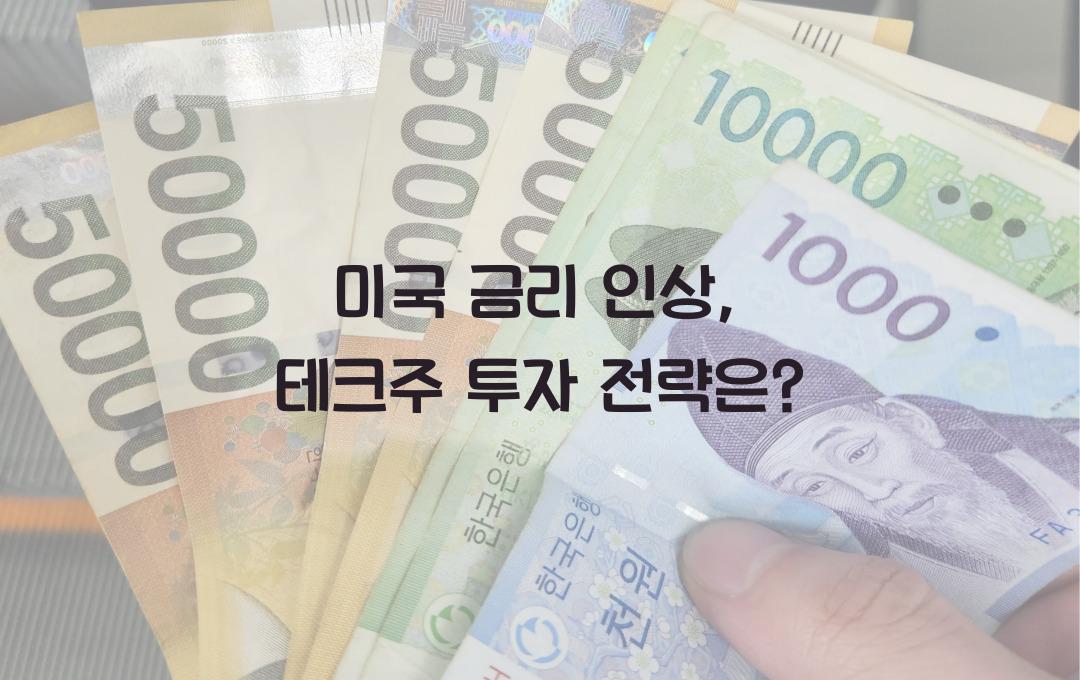 미국 금리 인상, 테크주 투자 위험할까? 대응 전략 공개