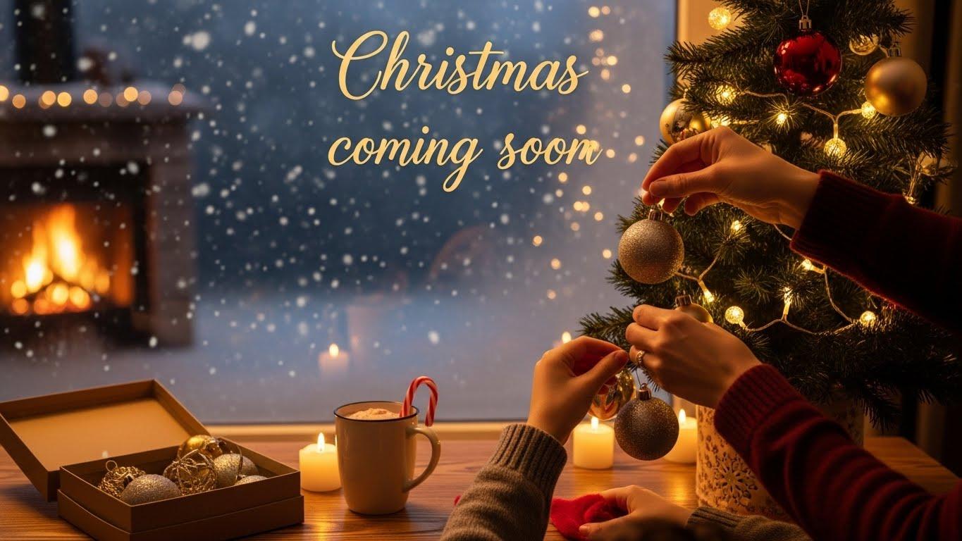 크리스마스coming soon 뜻
