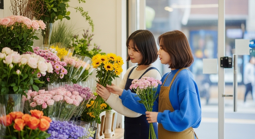 꽃가게 이용