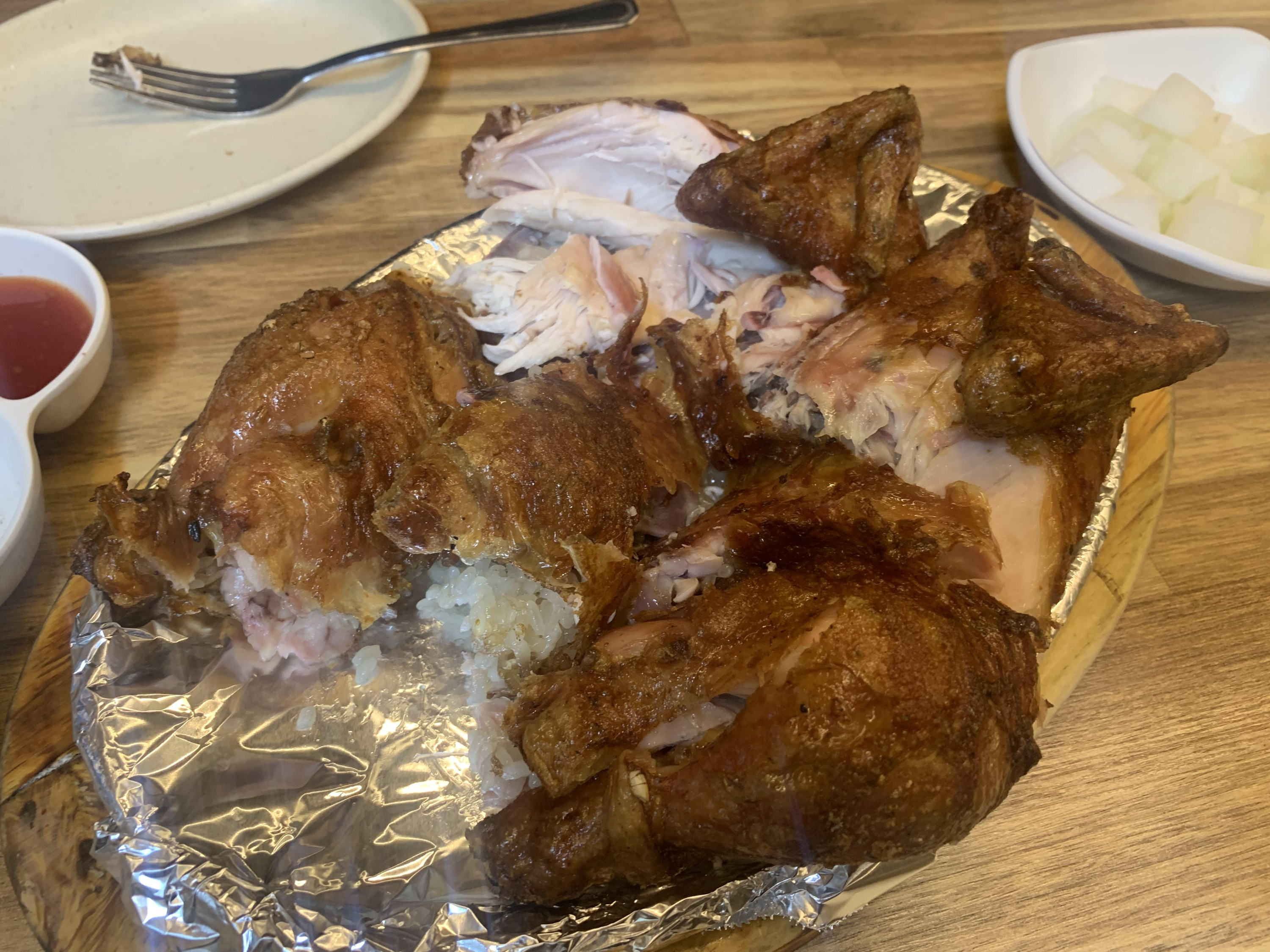 영등포구청 참나라 숯불 바베큐 장작통구이 치킨 맛집 방문 후기