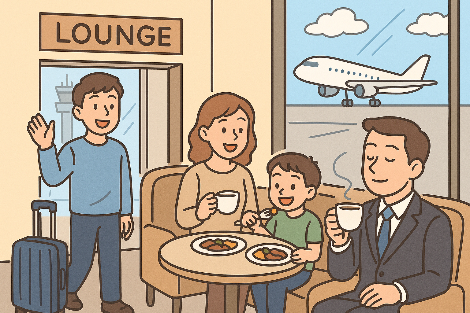 공항라운지-사진