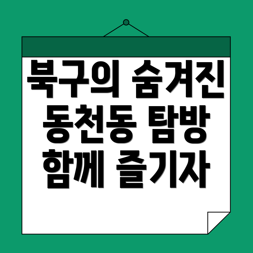 대구 동천동 명소
