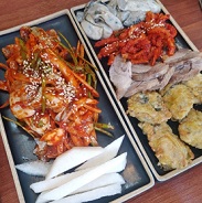 굴보쌈정식