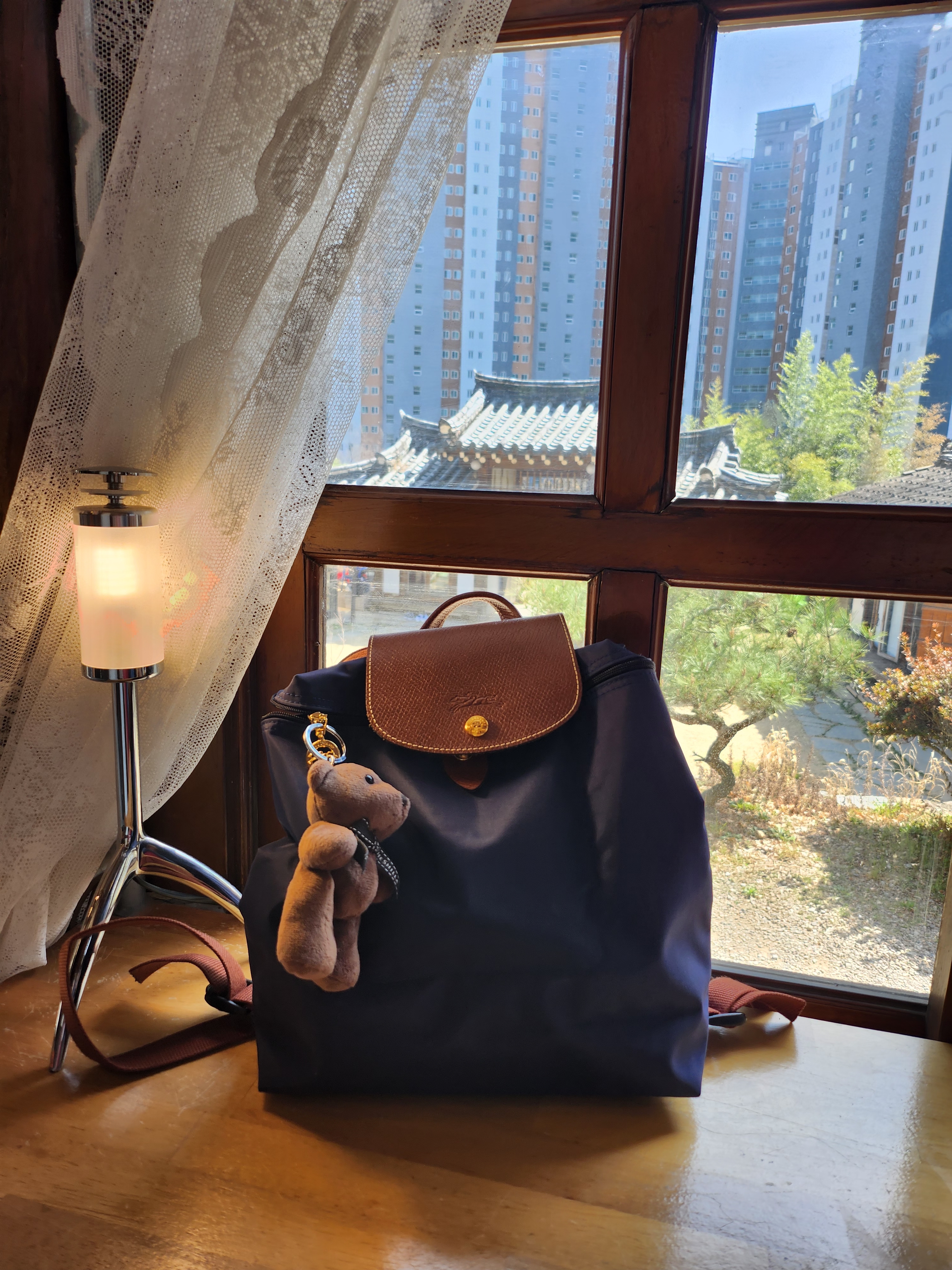 롱샴 백팩 사진