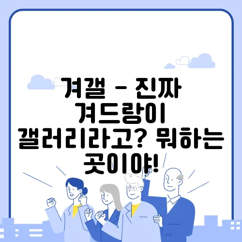 겨갤 - 진짜 겨드랑이 갤러리라고? 뭐하는 곳이야!