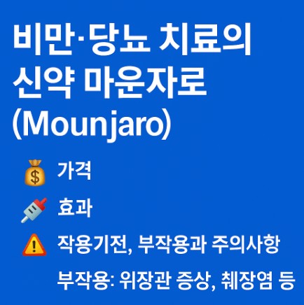 비만&middot;당뇨 치료의 신약인 마운자로: 가격&middot;효과&middot;투여법&middot;부작용&middot;보험 적용 여부 사진