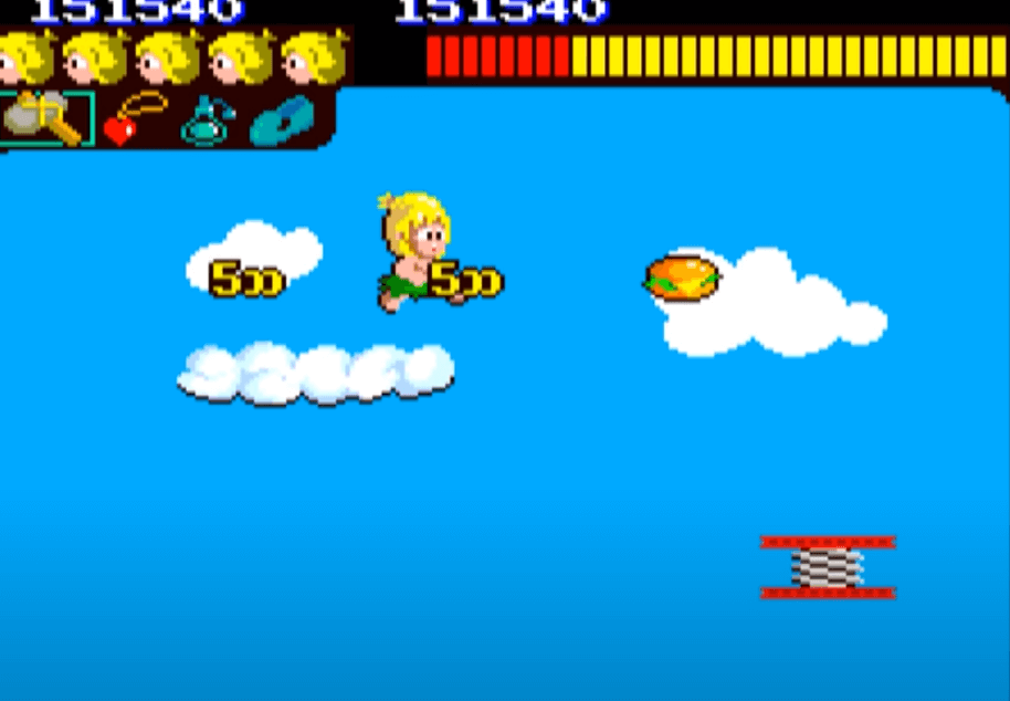 고전게임 원더보이(Wonderboy)