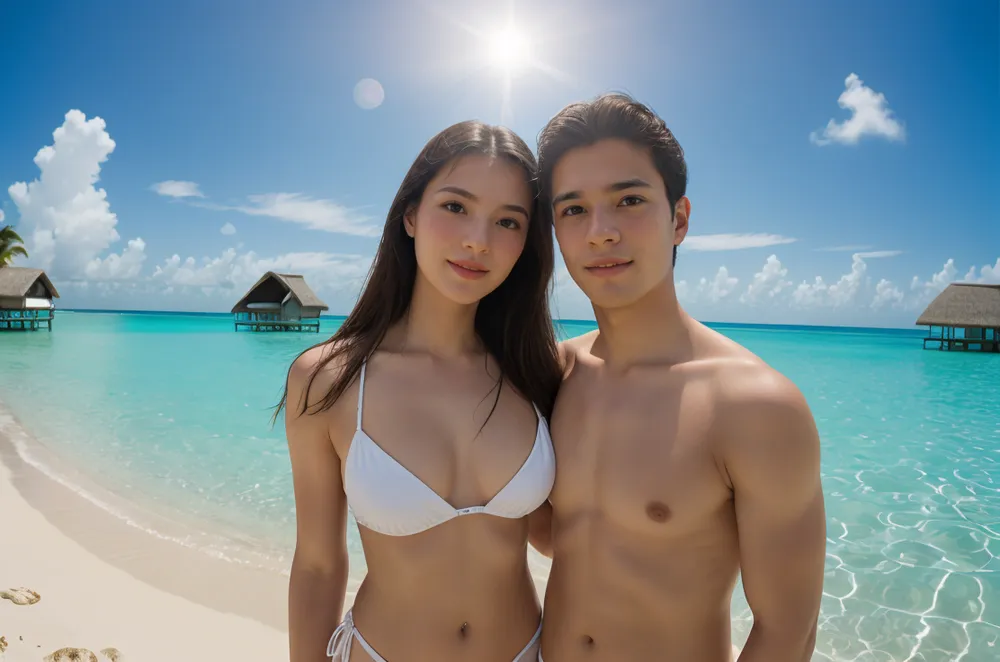 Stable diffusion AI Picture-Couple Trip