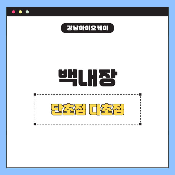 백내장단초점다초점