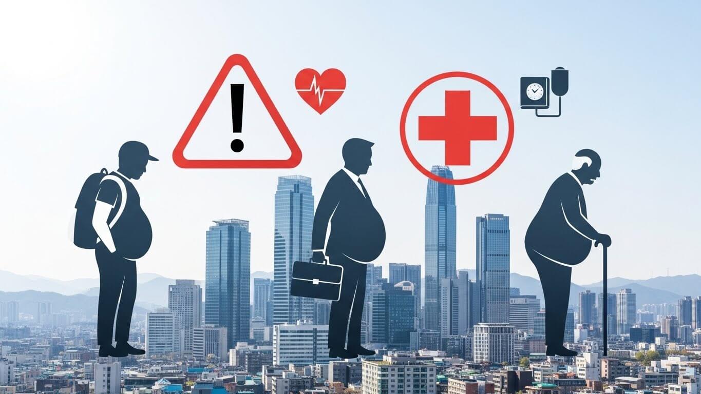 서울시 비만율 심각성 (청소년, 직장인, 고령층)