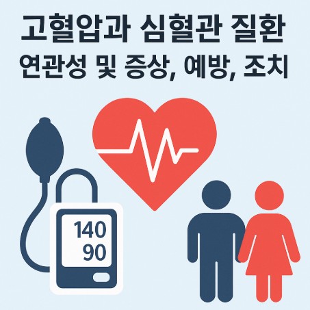 고혈압과 심혈관 질환의 연관성·증상·예방·조치 사진