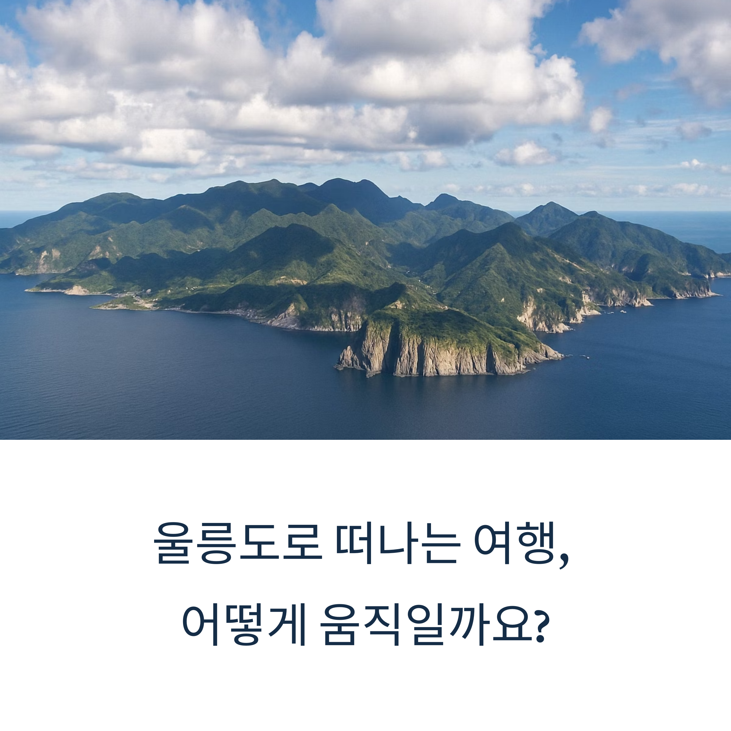울릉도 버스 시간표와 요금 정리 총정리