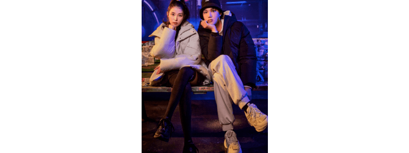 아이유와카이의 블랙야크 화보