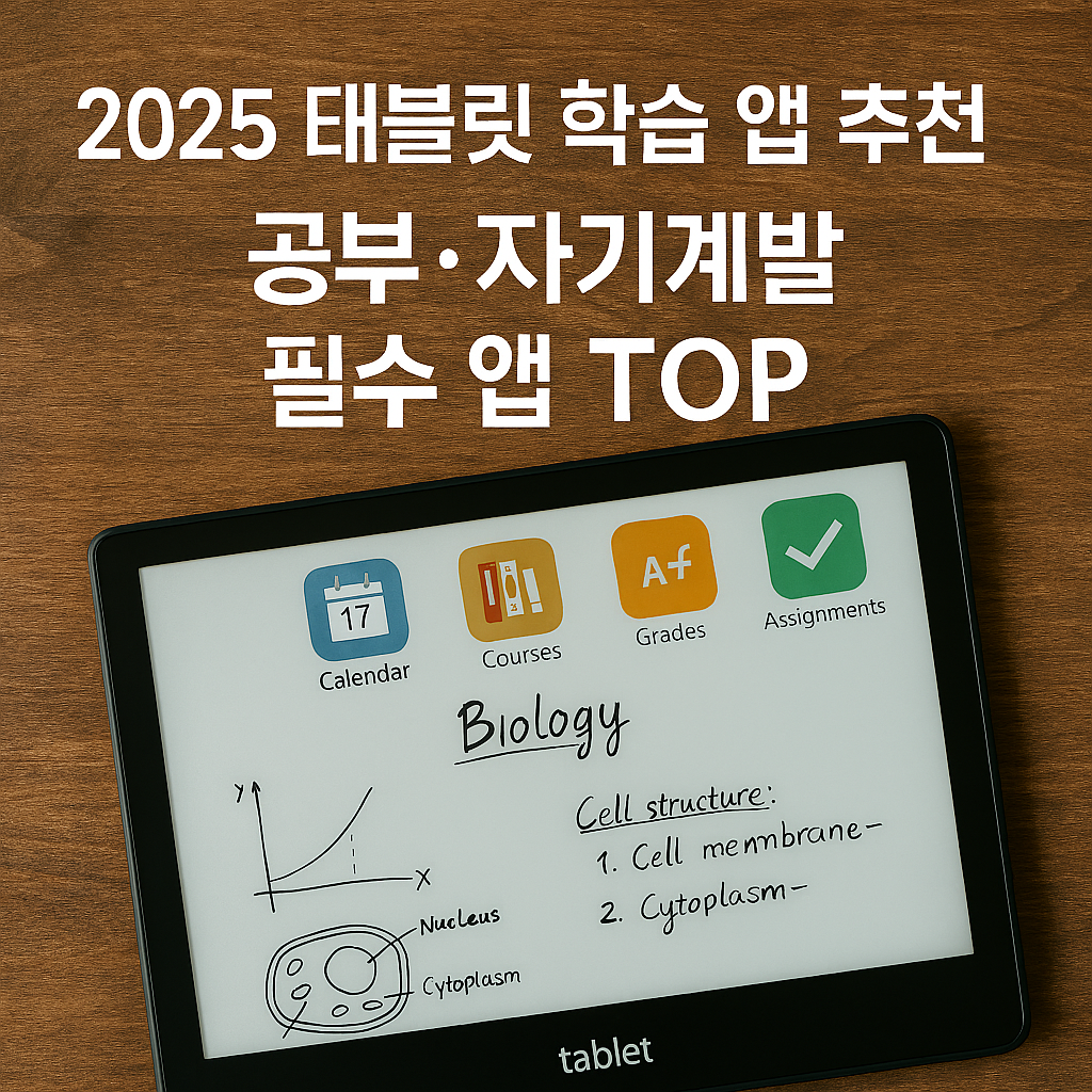 2025 태블릿 학습 앱 추
