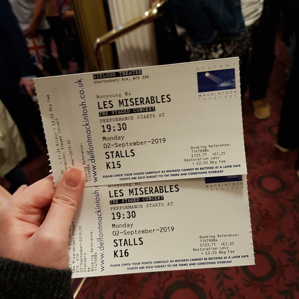 2019 레미제라블 콘서트
