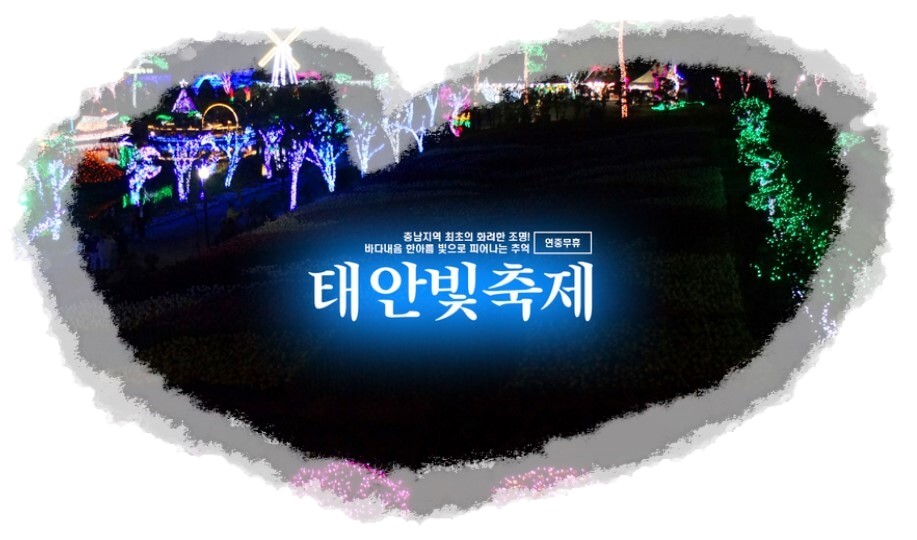 태안 빛축제(출처 : 태안빛축제 공식 홈페이지)