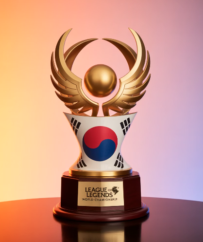 롤드컵 트로피 이미지