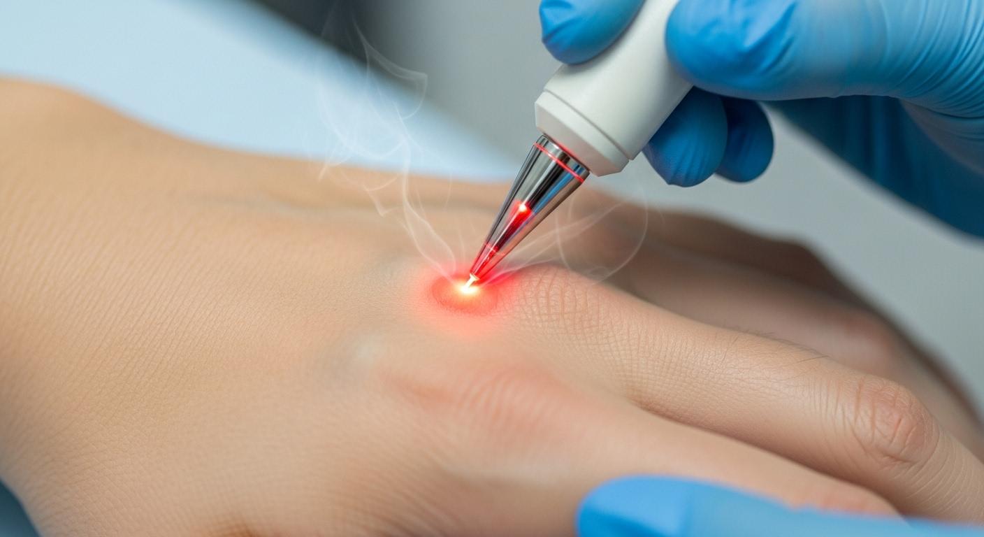 손등 검버섯 레이저