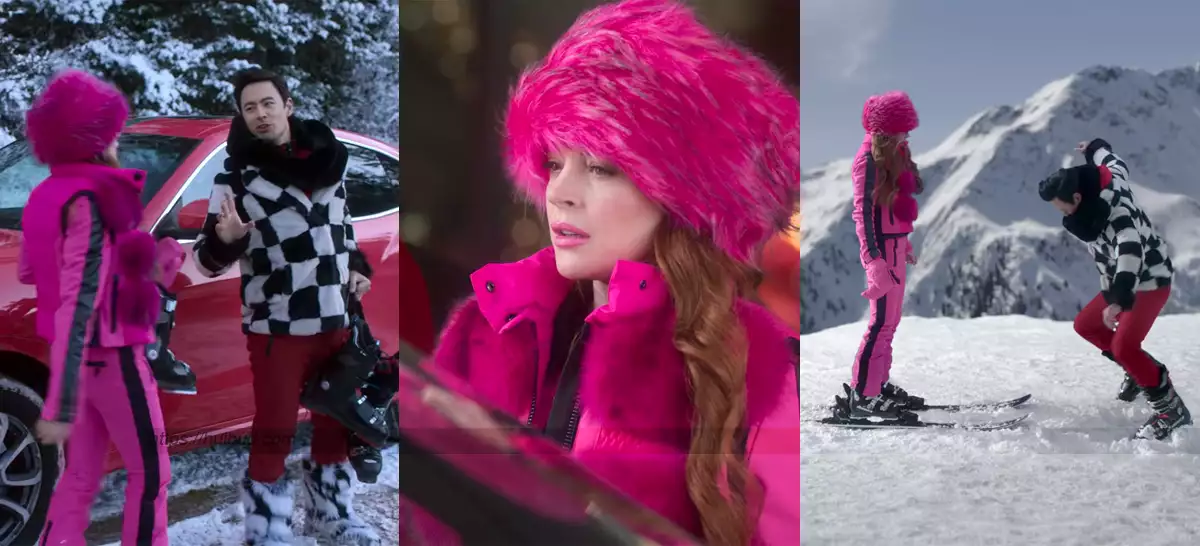 시에라의 핫핑크 의상사진